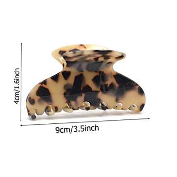 Stylish Big Hair Claw Clips for Thick Hair - 2 Pack