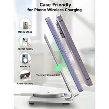 3 in 1 Fast Wireless Charger for iPhone, iWatch, AirPods