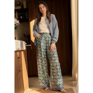 PRETTYGARDEN Long Sleeve Crewneck Button Down Womens Sweaters Spring Open Front Chunky Cardigan Sweaters for Women 2025 (Grey, Large)