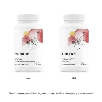 THORNE CoQ10 100mg - Premium Heart & Brain Support Supplement