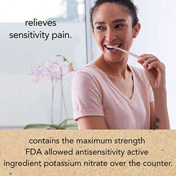 Hello Oral Care Sensitivity Relief Toothpaste for Sensitive Teeth with Fluoride + Coconut Oil Vegan SLS Free Whitening Oz, Soothing Mint, 4 Ounce