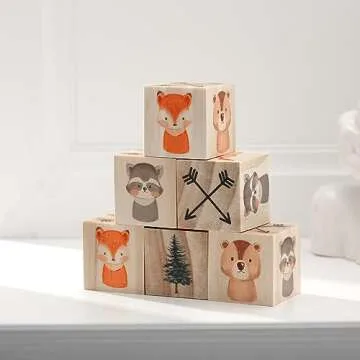 Kigley 6 Pcs Adorable Jungle Nursery Decor for Kids