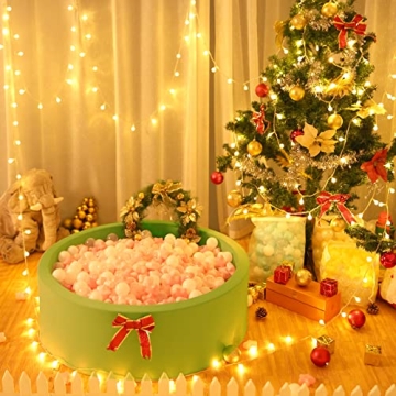 TRENDPLAY Pack of 100 Pink Ball Pit Balls, Kids Ball Pit Play Tent Ocean Ball for Toddlers Non-Toxic Balls with Durable Storage Bag, Summer Water Play (Ship from USA)