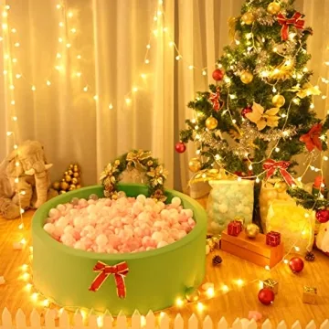 TRENDPLAY Pack of 100 Pink Ball Pit Balls, Kids Ball Pit Play Tent Ocean Ball for Toddlers Non-Toxic Balls with Durable Storage Bag, Summer Water Play (Ship from USA)