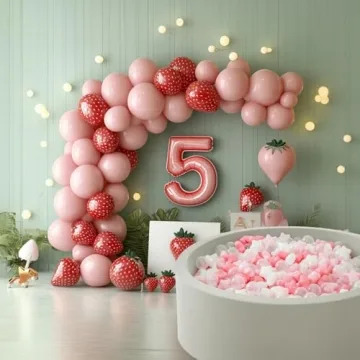 TRENDPLAY Pack of 100 Pink Ball Pit Balls, Kids Ball Pit Play Tent Ocean Ball for Toddlers Non-Toxic Balls with Durable Storage Bag, Summer Water Play (Ship from USA)