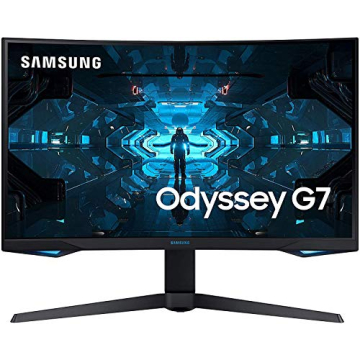 SAMSUNG 27" Odyssey G7 Series WQHD Gaming Monitor - 240Hz & Curved Display