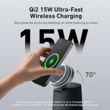 AnkerWork S600 Bluetooth Speaker with AI Noise Cancellation