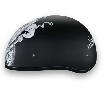 Lightweight Daytona Half Skull Cap Motorcycle Helmet