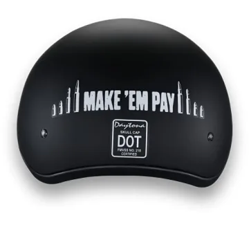 Lightweight Daytona Half Skull Cap Motorcycle Helmet