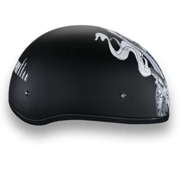Lightweight Daytona Half Skull Cap Motorcycle Helmet