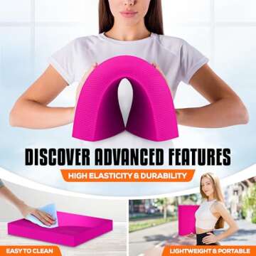 Yes4All Non-slip Foam Balance Pad for Stability Training