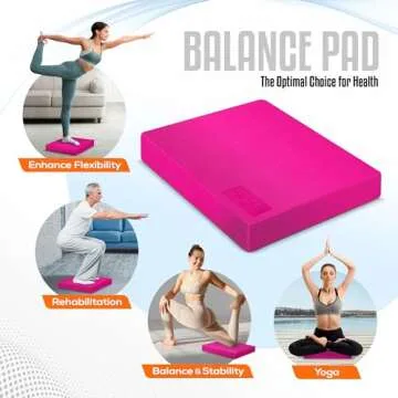 Yes4All Non-slip Foam Balance Pad for Stability Training