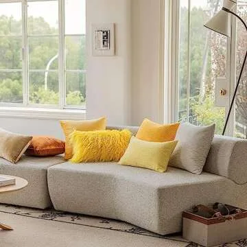 Home Brilliant Cream Throw Pillows for Elegant Decor