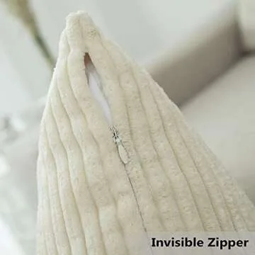 Home Brilliant Cream Throw Pillows for Elegant Decor