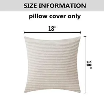 Home Brilliant Cream Throw Pillows for Elegant Decor
