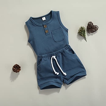 Karesoull Infant Baby Boy Summer Outfit Shorts Set