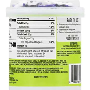 Pillsbury Creamy Supreme Frosting, Halloween Vanilla Green, 8 oz - Pack of 2