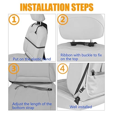 Viaviat Car Seat Organizer Waterproof Backseat Protector