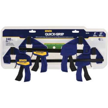 IRWIN QUICK-GRIP Mini Bar Clamp 4 Pack - Perfect for Projects
