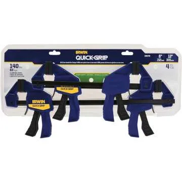 IRWIN QUICK-GRIP Mini Bar Clamp 4 Pack - Perfect for Projects
