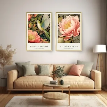 Vibrant William Morris Framed Art Set for Stylish Decor