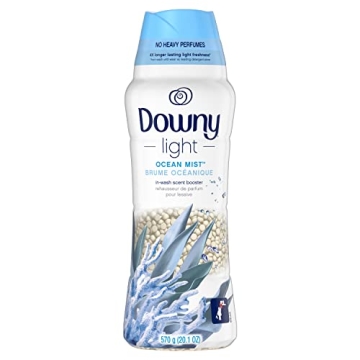 Downy Light Laundry Scent Booster Beads - Ocean Mist, 24 oz, Gentle Freshness