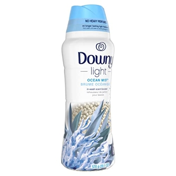Downy Light Scent Booster Beads for Washer, Ocean Mist, 24 oz