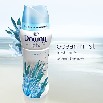 Downy Light Scent Booster Beads for Washer, Ocean Mist, 24 oz