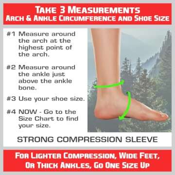 TechWare Pro Ankle Brace Compression Sleeve for Pain Relief