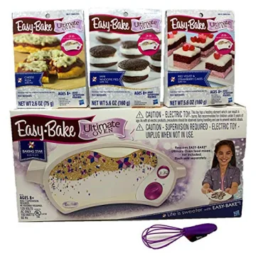 Easy Bake Oven Bundle - Ultimate Baking Star Edition with Mixes and Whisk