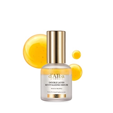 d'alba Piedmont Italian White Truffle Double Layer Revitalizing Serum - 100hr Hydration, Skin Firmin...