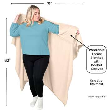 Comfortable Wearable Blanket for Cozy Moments