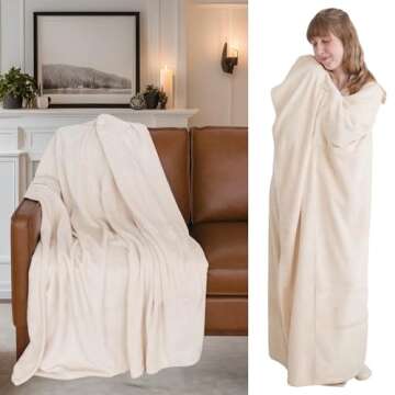 Comfortable Wearable Blanket for Cozy Moments