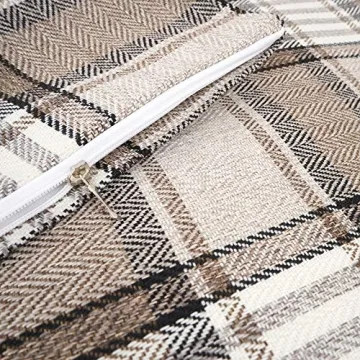 Chic Cotton-Linen Pillow Covers for Indoor/Outdoor Use