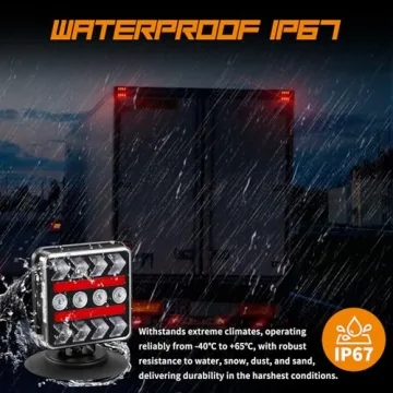 Wireless Trailer Lights - Magnetic with Strobe Functionality