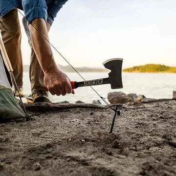 ESTWING Camper's Axe 14" Hatchet with Shock Grip