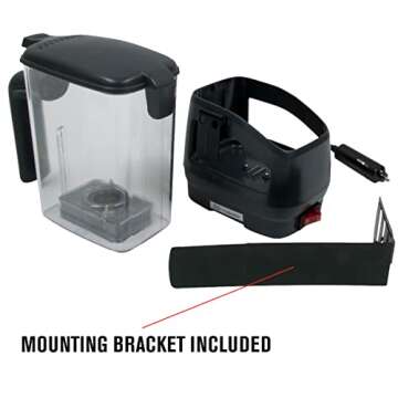 RoadPro 12-Volt 20oz. Smart Car Pot - Black - 5027S, 100 watts