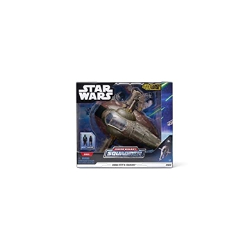 Star Wars Micro Galaxy Squadron Boba Fett's Starship 7-Inch Vehicle