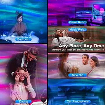 ENOKIK Northern Light Projector with Bluetooth & White Noise