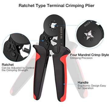 Ferrule Crimping Tools Kit - 1800 PCS for Electricians