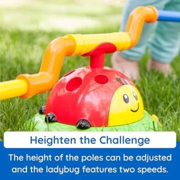 Fat Brain Toys 2-in-1 Musical Jump 'n Toss - Active Indoor/Outdoor Game, Ages 4+