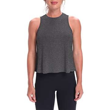 Mippo Women's Cropped Workout Tops – Stylish & Flowy Activewear