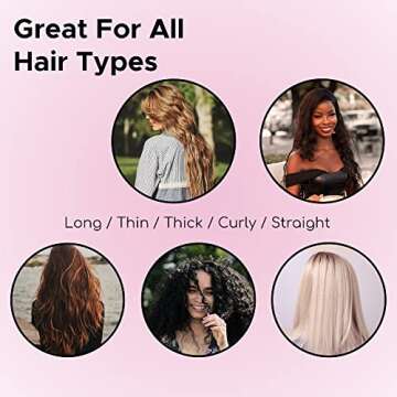 GICCHI Silk Bonnet Adjustable Silk Hair Bonnet for Sleeping Satin Bonnets for Women Silk Bonnet for Curly Hair - Black and Pink