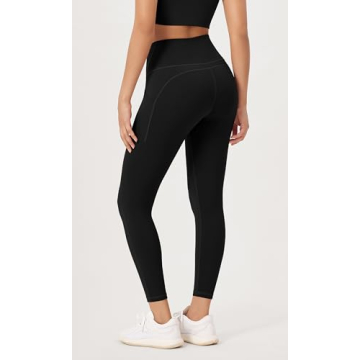 ODODOS High Waist Workout Leggings with Pockets 2-Pack