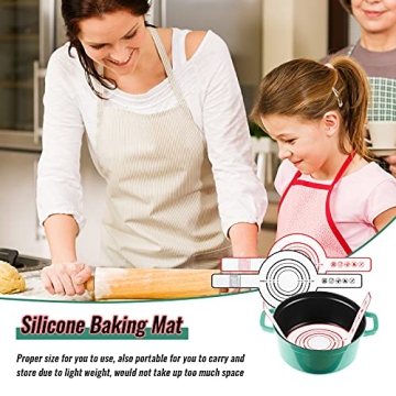2-Piece Silicone Baking Mat for Dutch Oven Bread Baking