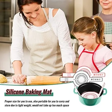 2-Piece Silicone Baking Mat for Dutch Oven Bread Baking