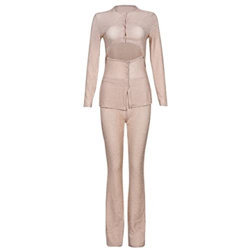 Novaorily Women’s Stylish 2 Piece Office Outfit Set