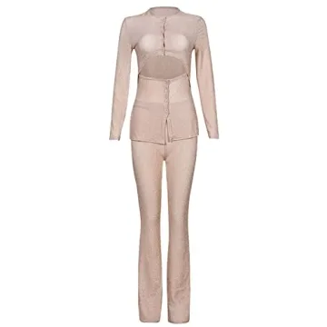 Novaorily Women’s Stylish 2 Piece Office Outfit Set