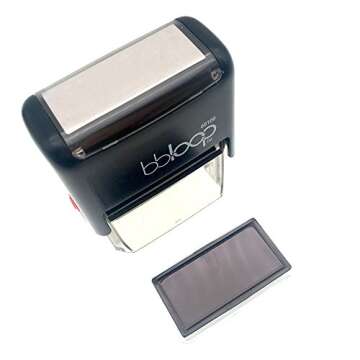 bbloop Stamp 'DO NOT BEND' Self-Inking. RED Solid Color