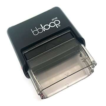 bbloop Stamp 'DO NOT BEND' Self-Inking. RED Solid Color